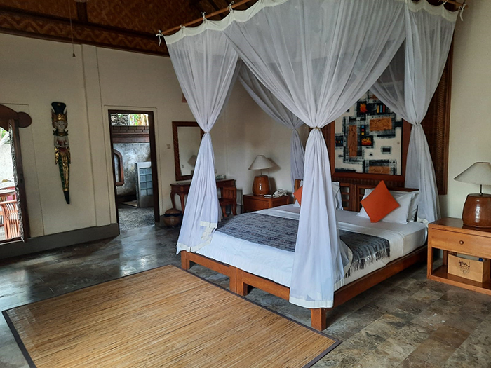 ネファタリのVilla Pucukベッドルーム