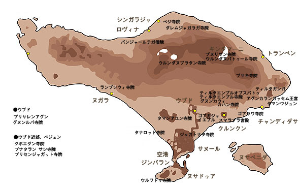 バリ島地図